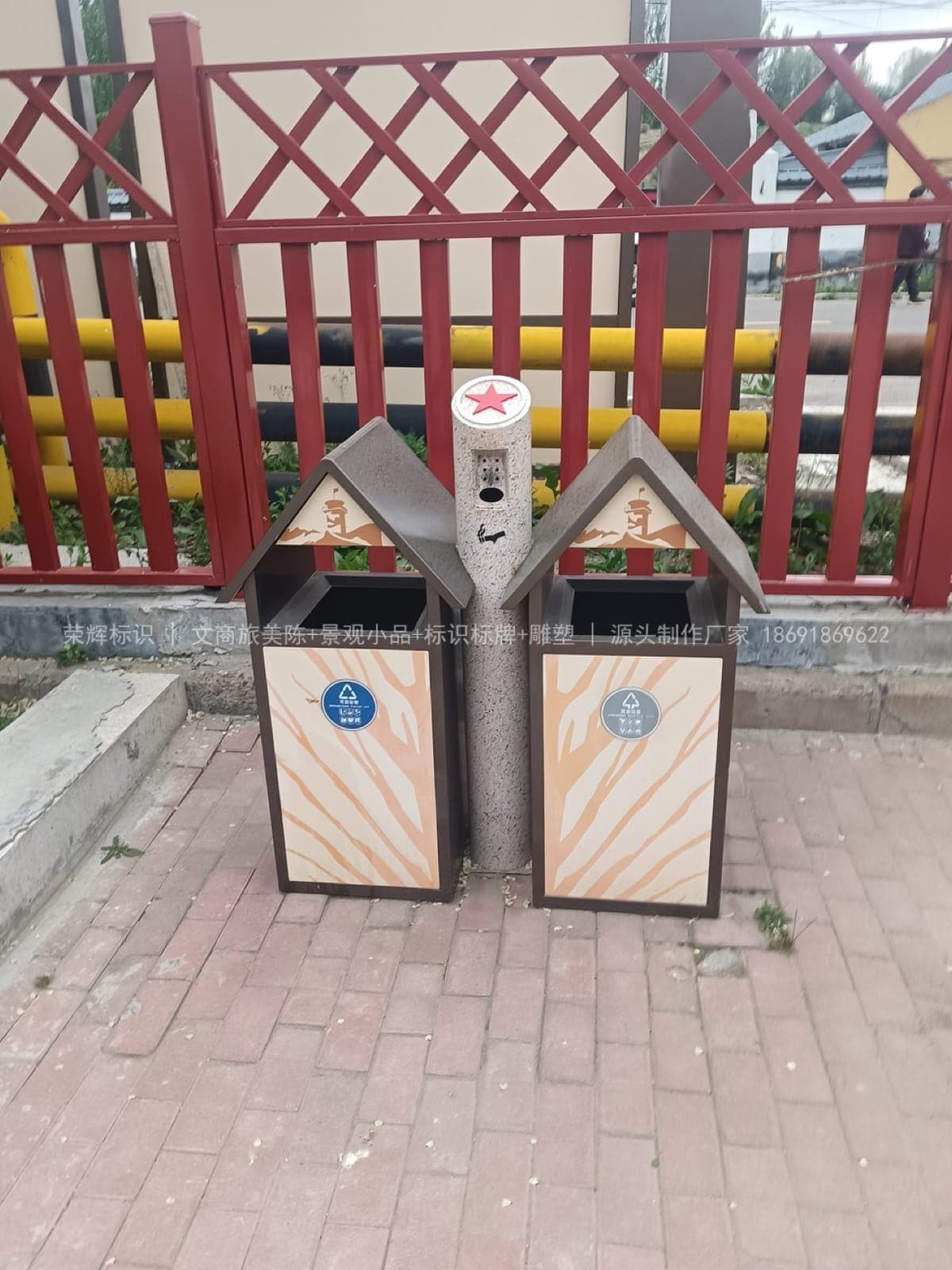 小白杨哨所升级5A景区标识牌(标识) 现场安装与完景 第1张
